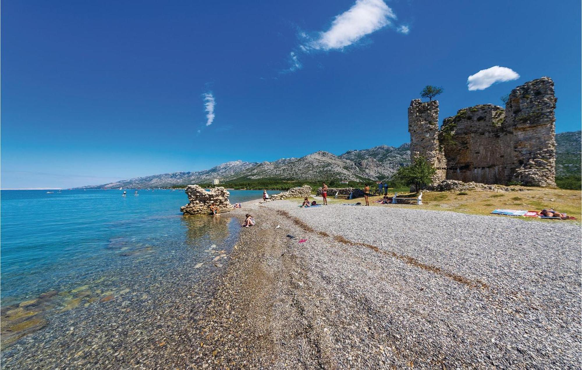 Lovely Apartment In Rovanjska With House Sea View Dış mekan fotoğraf